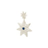 NIGHT SKY OORBEL ZILVER
